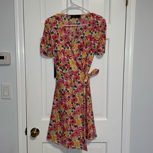 Floral Wrap Dress